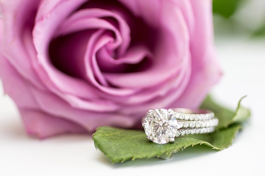 Diamond engagement ring 5 by 14 Karat Jewelers, Livonia Michigan