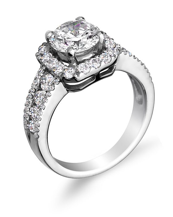 Diamond engagement ring 24 by 14 Karat Jewelers, Livonia Michigan