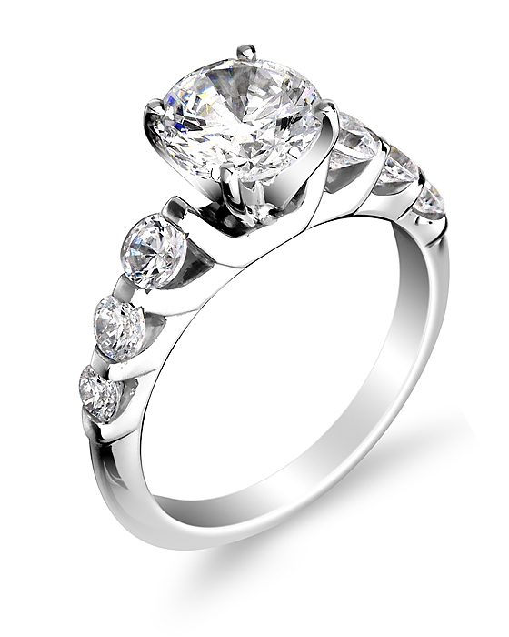 Diamond engagement ring 12 by 14 Karat Jewelers, Livonia Michigan