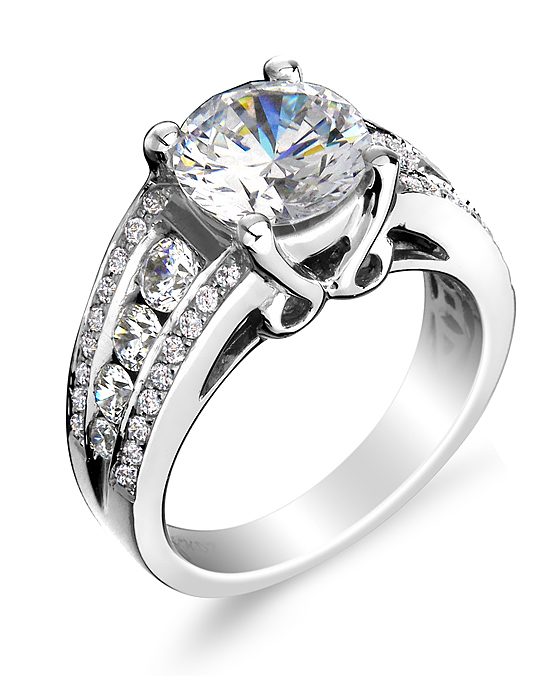 Diamond engagement ring 18 by 14 Karat Jewelers, Livonia Michigan