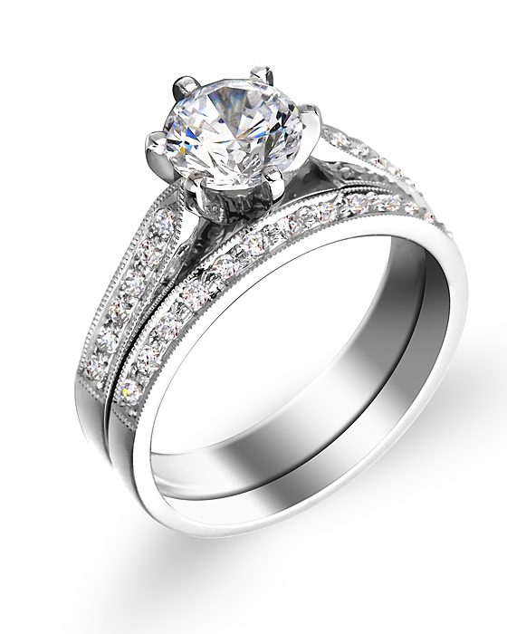 Diamond engagement ring 13 by 14 Karat Jewelers, Livonia Michigan