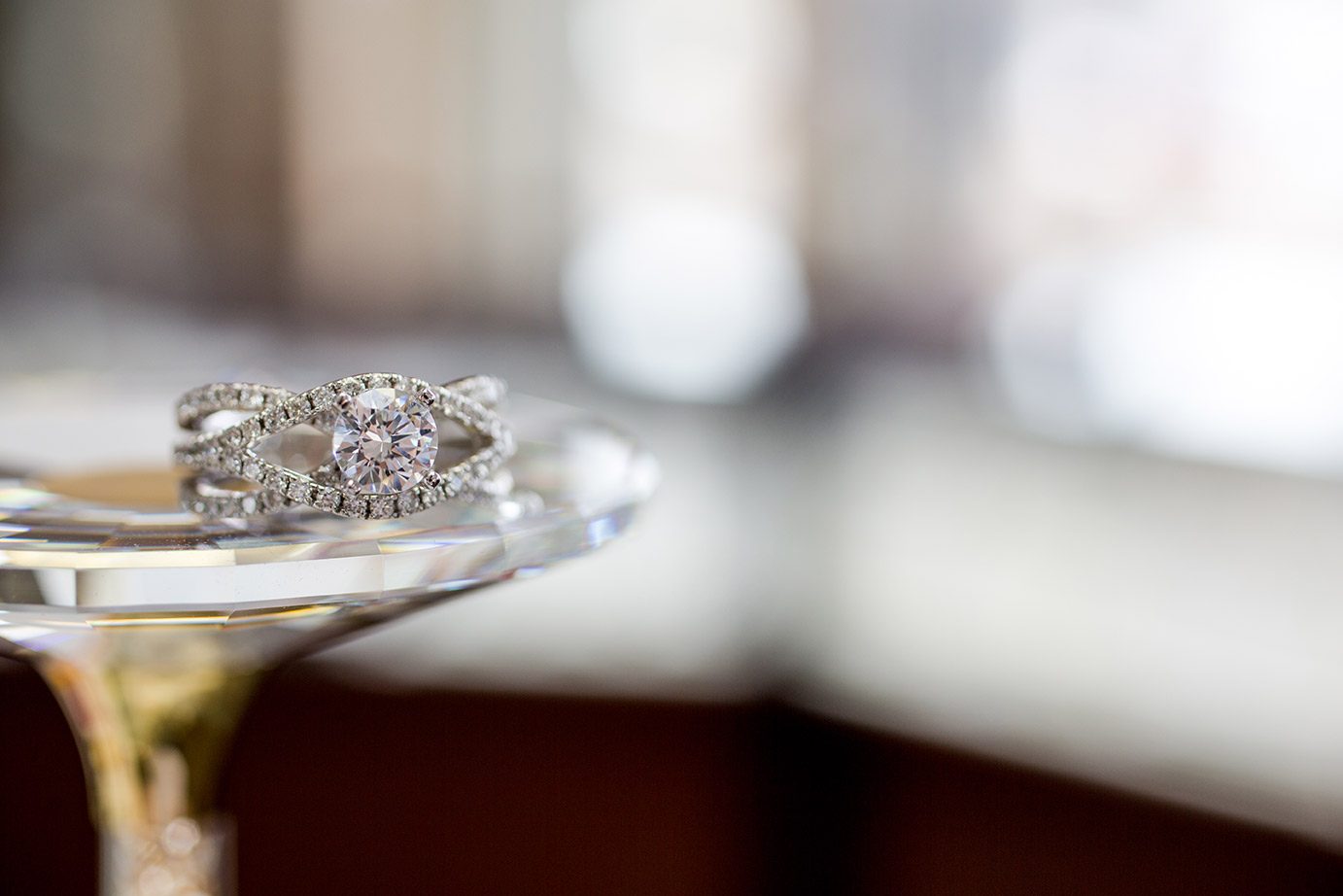 Diamond engagement ring 9 by 14 Karat Jewelers, Livonia Michigan