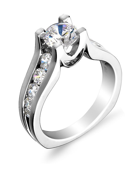 Diamond engagement ring 17 by 14 Karat Jewelers, Livonia Michigan